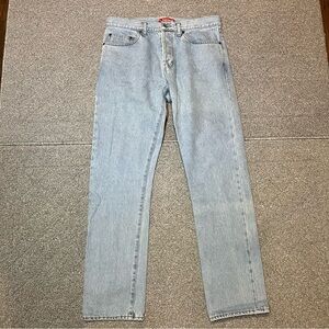 Supreme Redline Selvedge Button Fly Denim Jeans Mens Size 32 Blue Authentic